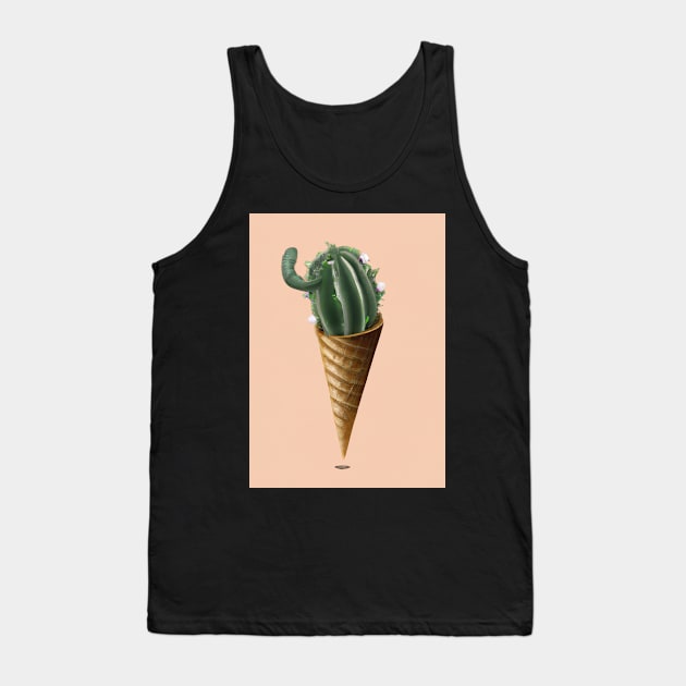 Cactus Ice Cream Tank Top by maxcode